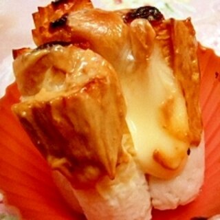 お弁当に❤竹輪の味噌マヨ焼き❤